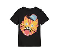 Camiseta estampada Moody Cat I para niños 3-4Y