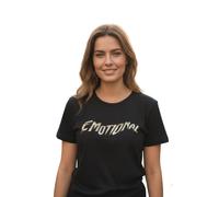 Camiseta estampada negra Diesel Sily V26 para mujer S