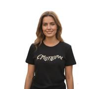Camiseta estampada negra Diesel Sily V26 para mujer S