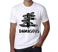 Camiseta Estampada para Hombre It’s Time For A New Adventure In Amsterdam T-Shirt Vintage Manga Corta Regalo Original Cumpleaños Diseño Gráfico Moda Blanco XL
