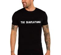 Camiseta Estampada para Hombre Los Charlatanes - The Charlatans - T-Shirt Vintage Manga Corta Regalo Original Cumpleaños Diseño Gráfico Moda Negro Profundo M