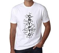 Camiseta Estampada para Hombre Operadores De Criptomonedas Digitales Blockchain - Digital Blockchain Crypto Traders - T-Shirt Vintage Manga Corta Regalo Original Cumpleaños Diseño Gráfico Moda Blanc
