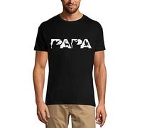 Camiseta Estampada para Hombre Papa - Caza del Ciervo - Papa - Dia del Padre - Papa - Hunting Deer - Daddy'S - Father's Day - T-Shirt Vintage Manga Corta Regalo Original Cumpleaños D