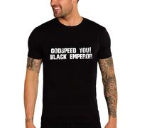 Camiseta Estampada para Hombre ¡Que Dios Te Acompañe! Emperador Negro - Godspeed You! Black Emperor - T-Shirt Vintage Manga Corta Regalo Original Cumpleaños Diseño Gráfico Moda Negro Profundo L
