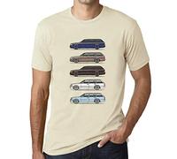 Camiseta Estampada para Hombre Wagen Classic W124 S124 T-Shirt Vintage Manga Corta Regalo Original Cumpleaños Diseño Gráfico Moda Natural L