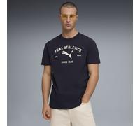Camiseta estampada PUMA Class para hombre, Ropa, Azul, M M