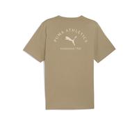 Camiseta estampada PUMA Class para hombre, Ropa, Beige, XL XL