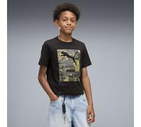 Camiseta estampada PUMA Sport Camo juvenil, Accesoiros, Negro, 7-8Y
