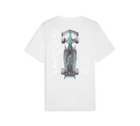 Camiseta estampada PUMA x ASTON MARTIN ARAMCO F1® TEAM para hombre, Ropa, Blanco, XS XS