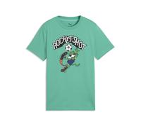 Camiseta estampada Super PUMA juvenil, Accesoiros, Verde, 11-12Y 11-12Y