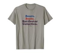 Camiseta estándar The Office Bears. Remolachas Battlestar Galactica Camiseta, Hombre, Pizarra, XL