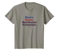 Camiseta estándar The Office Bears. Remolachas Battlestar Galactica Camiseta, Niños, Pizarra, 2 años