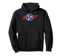 Camiseta estatal TN Tennessee The Volunteer Mountain con 3 Estrellas Sudadera con Capucha