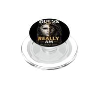 Camiseta estética Oscura Vintage con diseño de máscara Guess Who I Really Am PopSockets PopGrip para MagSafe