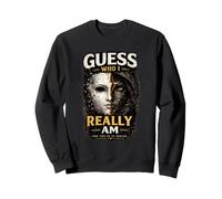 Camiseta estética Oscura Vintage con diseño de máscara Guess Who I Really Am Sudadera