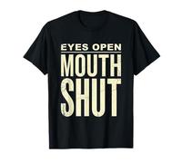 Camiseta estoica Minimalista con Ojos Abiertos Camiseta