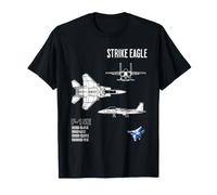 Camiseta F:15E Strike Eagle Beyond The Horizon Aircraft Camiseta