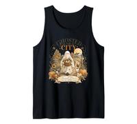Camiseta Fantasma de Granja de Halloween Camiseta sin Mangas