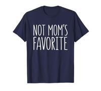 Camiseta favorita para niños Not Mom's Favorite Camiseta