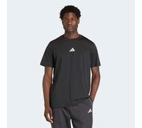 Camiseta Fitness Hombre Negro Climacool Corte Holgado S