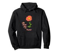 Camiseta floral flower power Sudadera con Capucha