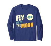 Camiseta Fly Me To The Moon Gran Regalo Manga Larga