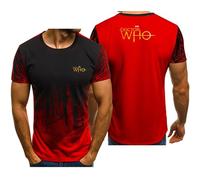Camiseta for Hombre for Doctor Who Gym Manga Corta Camisetas for Correr de Secado rápido Camisetas Deportivas de Entrenamiento de protección Ligera(B,S)