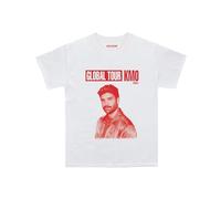 Camiseta Fotográfica Global Tour KM0 Blanca- Pablo Alborán
