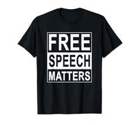 Camiseta Free Speech Matters para estadounidenses que aman la libertad Camiseta
