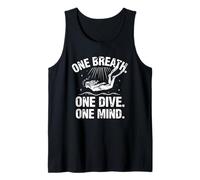 Camiseta Freediver: Un Aliento - Un Buceo, una Mente. Apnea Camiseta sin Mangas