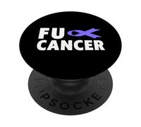 Camiseta FU Cancer - Concientización sobre el cáncer de esófago FU PopSockets PopGrip Adhesivo