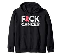 Camiseta Fuck Cancer - Fuck Breast Cancer Awareness Sudadera con Capucha