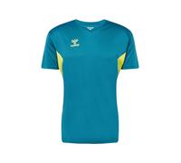 Camiseta funcional 'Authentic' Hombre Hummel S azul cian / gris / caña / negro