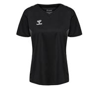 Camiseta funcional 'Authentic' Mujer Hummel L gris / negro / blanco