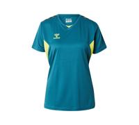 Camiseta funcional 'AUTHENTIC' Mujer Hummel XS amarillo / gris / petróleo / negro