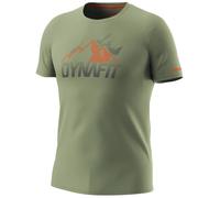 Camiseta funcional de hombre Dynafit Transalper Graphic S/S Tee M Talla: L / Color: gris/negro