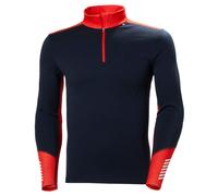 Camiseta funcional de hombre Helly Hansen Lifa Merino Midweight 1/2 Zip Talla: XL / Color: azul oscuro