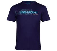 Camiseta funcional de hombre High Point Atlas T-shirt Talla: L / Color: azul oscuro