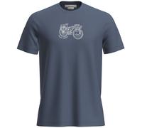 Camiseta funcional de hombre Icebreaker M Mer 150 Tech Lite SS Tee Adventure Rid Talla: XL / Color: azul