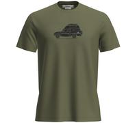Camiseta funcional de hombre Icebreaker M Mer 150 Tech Lite SS Tee Cosy Camper Talla: XL / Color: verde