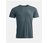 Camiseta funcional de hombre Ortovox 150 Cool Mtn Mission Ts M Talla: L / Color: gris oscuro