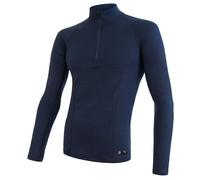 Camiseta funcional de hombre Sensor Merino DF zip Talla: XXL / Color: azul