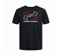 Camiseta funcional de hombre Under Armour GL FOUNDATION UPDATE SS Talla: L / Color: negro/blanco