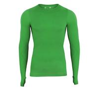 Camiseta funcional de manga larga sin costuras - Warm Up, verde, Medium-Large