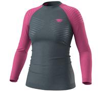 Camiseta funcional de mujer Dynafit Tour Light Merino W L/S Tee Talla: M / Color: rosa/gris