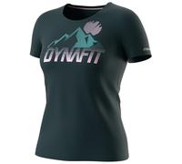 Camiseta funcional de mujer Dynafit Transalper Graphic S/S Tee W Talla: M / Color: violeta