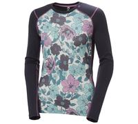Camiseta funcional de mujer Helly Hansen W Lifa Merino Midw Gra Crew Talla: M / Color: rosa/violeta