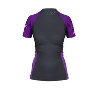 Camiseta funcional de mujer Hiko Symbio e. W S/S Top Talla: M / Color: negro/violeta