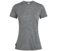 Icebreaker - Women Merino 150 Tech Lite III SS Tee Gritstone Hthr para Mujer de Lana - Talla L - Gris Gris L