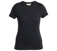 Camiseta funcional de mujer Icebreaker Women Merino 150 Tech Lite III SS Tee Talla: L / Color: negro
